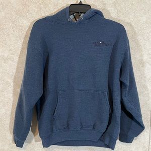 WILSON Vintage BLUE VTG Sweatshirt Hoodie Mens M Streetwear Casual Oversized